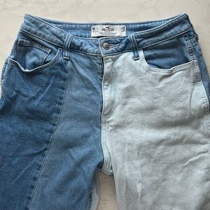 Hollister Curvy High-Rise Color-Block Mom Jean W29 L27